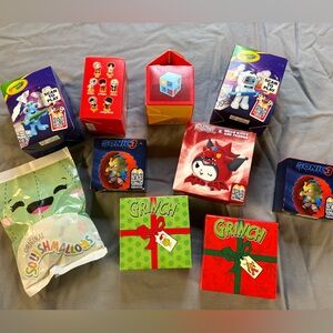 McDonald's Kids Toys Assorted Hello Kitty Grinch Squishmallow Crayola BTS